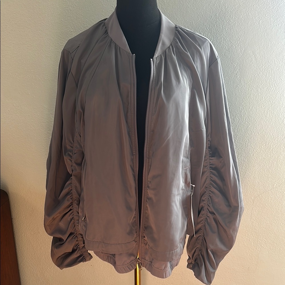 Athleta Blouson Bomber Jacket